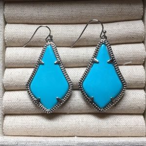 Blue Kendra Scott Dangling Earrings